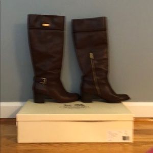 Coach Tall Brown Boots